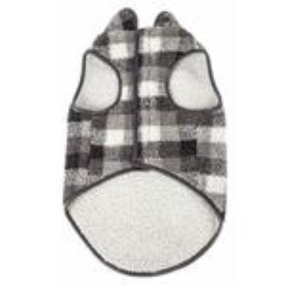 Pet Life Black Boxer Classical Plaid Insulated Dog Coat - Black - Picture 4 of 9